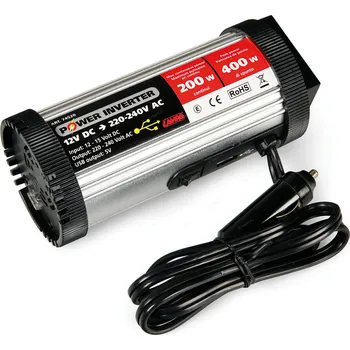 Měnič napětí Měnič 12/220V 400W