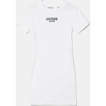 Dětská móda Dívčí šaty Guess J5YK11.KBZP4.9BYA bílá 00X, vel. 122-125