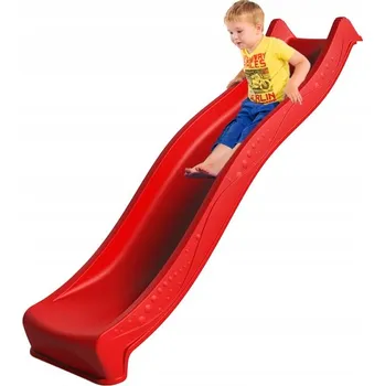 Hra na zahradu Jipos Tools Skluzavka s přípojkou na vodu 2,2m YULVO červená Jipos