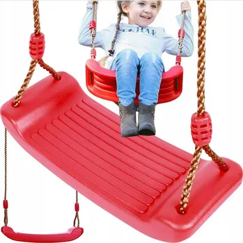 Zahradní houpačka Houpačka sedátková Przydasie.pl plastová červená