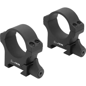 Puškohled JKN dělená montáž optiky 30mm – upínání polohovací páčkou, výška 24,5mm