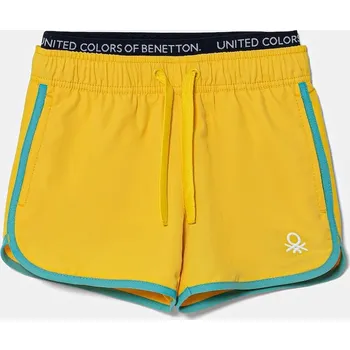 Chlapecké oblečení Dětské plavkové šortky United Colors of Benetton 5JD00X00R.G.Seasonal žlutá 17X, vel. 90
