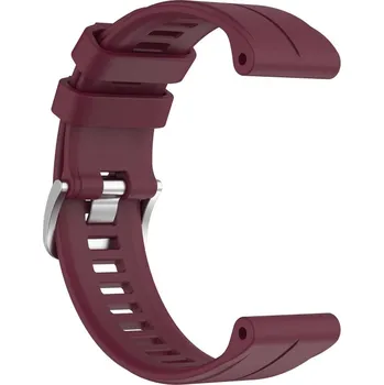 VSECHNONAMOBIL 114862 SILICONE Vyměnitelný řemínek pro Garmin Forerunner 955 bordó