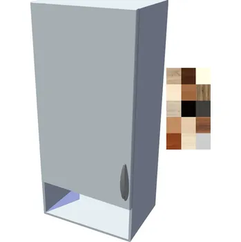 Kuchyňská skříňka Horní skříňka Tina s poličkou 40 cm - výška 86 cm