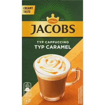Káva Jacobs Cappuccino Caramel 8x12g