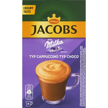 Káva Jacobs Cappuccino Milka Choco 8x15,8g