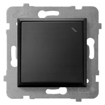 vypínač Žaluziový vypínač pod omítku Ospel černý ŁP-7U/m/33