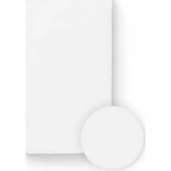 Prostěradlo Prostěradlo do postýlky, bavlna, bílé, 120 x 60 cm, Rozměry 120x60