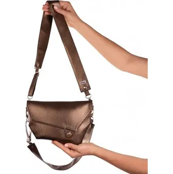 Dámská kabelka City Spirit - Bronz | Koženková dámská kabelka | česká výroba