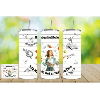 Termohrnek PERSONALISOVANÝ TERMOHRNEK NA MÍRU - NEJLEPŠÍ UČITELKA 3