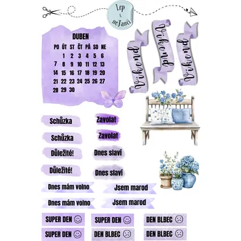 samolepka SAMOLEPKY DUBEN - Dubnové proměny 2