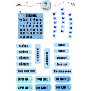 samolepka SAMOLEPKY PRÁZDNINOVÝ ČERVENEC 2