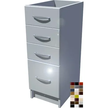 Kuchyňská skříňka Lesklé kuchyňské šuplíky Carmen 30 cm