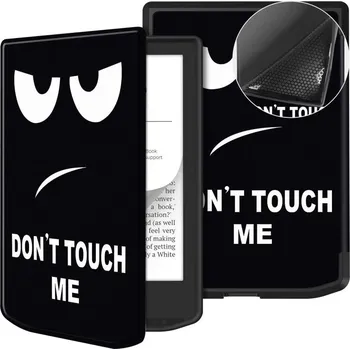 Pouzdro na tablet VSECHNONAMOBIL 114792 ART Zaklápěcí pouzdro pro PocketBook 619 Verse Lite DON´T TOUCH ME