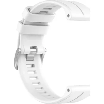 Ostatní příslušenství k chytrým hodinkám VSECHNONAMOBIL 114859 SILICONE Vyměnitelný řemínek pro Garmin Forerunner 955 bílý