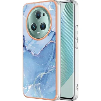 Pouzdro na tablet VSECHNONAMOBIL 58519 IMD MARBLE Ochranný kryt Honor Magic5 Pro 5G BLUE