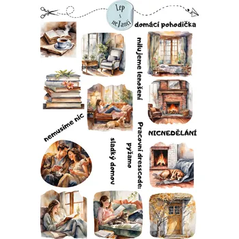 samolepka SAMOLEPKY DOMÁCÍ POHODA 1