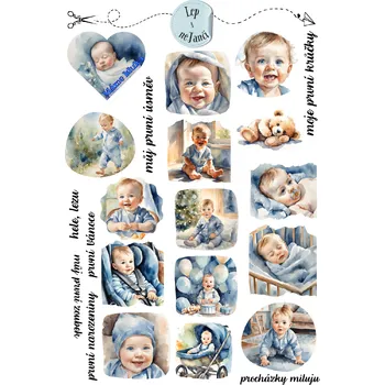 samolepka SAMOLEPKY NAROZENÍ DÍTĚTE 2