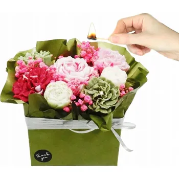 Svíčka VONNÁ SVÍČKA BUKIET ŚWIECZEK VŮNĚ MIX HANDMADE