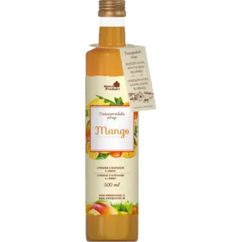 Sirup Naturprodukt Sirup mangový 500 ml (Mango je v mnoha kulturách nazýváno )