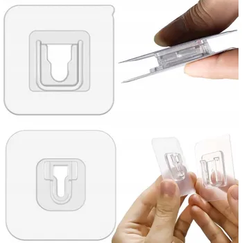 Věšák Samolepicí háček Držák Věšák Oboustranný Nástěnný Bez Vrtání Silný