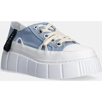 Dámské tenisky Tenisky Inuikii Matilda Canvas Low dámské, modrá barva, 1001.001.0012.400 / 30102-025 50X, EUR 38