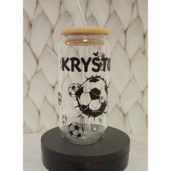 Sklenice PERSONALISOVANÁ SKLENIČKA - FOTBAL