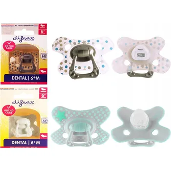 dudlíky Dudlík Difrax anatomické silikonové 6 m +