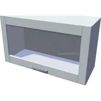 Kuchyňská skříňka Horní výklop Diana vitrína 70 cm