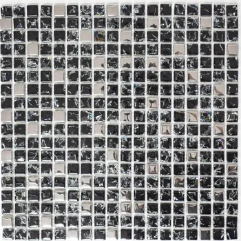 Obklad Skleněná mozaika WzorcowniaStudio 30 x 30 cm černá