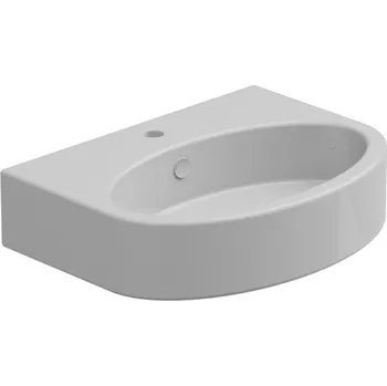 Umyvadlo Like 60BW keramické, bílá lesklá, 60x44 cm, LKLAVBW60000