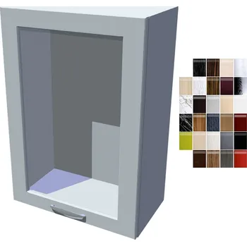 Kuchyňská skříňka Lesklá vitrína Carmen 50 cm