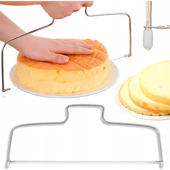 Kráječ na chleba STRUNOVÝ KRÁJEČ KRÁJEČ NA ŘEZÁNÍ DORTU BIŠKOPT 31 CM