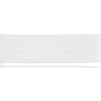 Stahovací páska NEO TOOLS Stahovací pásky 2,5×100 mm, bílé, 100ks 01-647