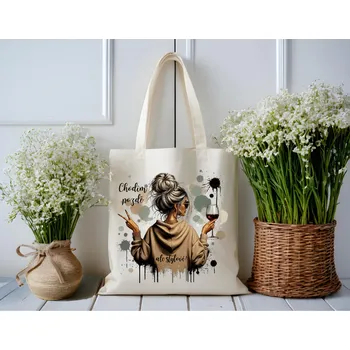 Nákupní taška PERSONALISOVANÁ TAŠKA - CHODÍM POZDĚ