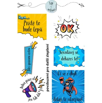 samolepka SAMOLEPKY ŠKOLNÍ MOTIVAČNÍ 1