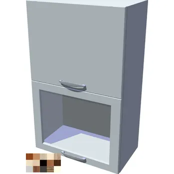Kuchyňská skříňka Horní dvojitý výklop Tina vitrína S 50 cm