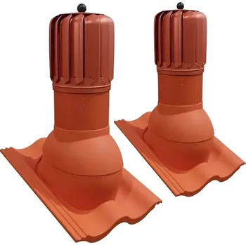 Jokl ROTOX - S - Střešní větrací komínek s turbínou pr. 150 mm, cihlová