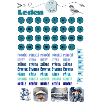 samolepka SAMOLEPKY LEDEN - Leden na ledu 1