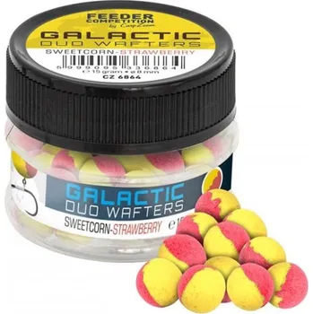 Boilies Carp Zoom Galactic Duo Wafters - 15 g Varianta: 10 mm/Sladká kukuřice-Jahoda