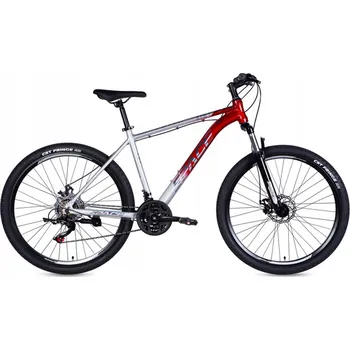 Horské kolo Horské kolo MTB Hurtex GALAXY29 R20 SIL-RED rám 20 palců, kolo 29" stříbrné