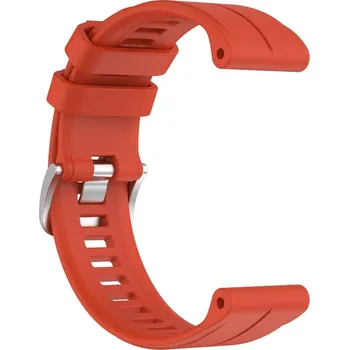 Ostatní příslušenství k chytrým hodinkám VSECHNONAMOBIL 114861 SILICONE Vyměnitelný řemínek pro Garmin Forerunner 955 červený