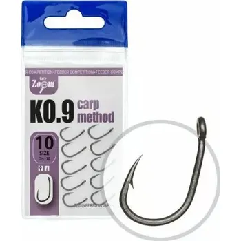 Rybářský háček Carp Zoom Háčky FC KO.9 Carp Method - 10 ks Varianta: vel.12