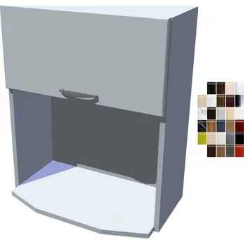 Kuchyňská skříňka Lesklá skříňka Carmen na mikrovlnku výklop