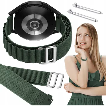 Příslušenství k chytrým hodinkám Řemínek pro Huawei Watch GT 4 41mm chytré hodinky khaki řemínek 18mm