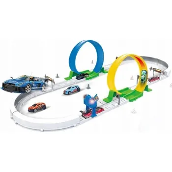 autodráha EXTRÉMNÍ ZÁVODNÍ AUTODRÁHA 2 OKRUHY + 2 AUTÍČKA V SADĚ