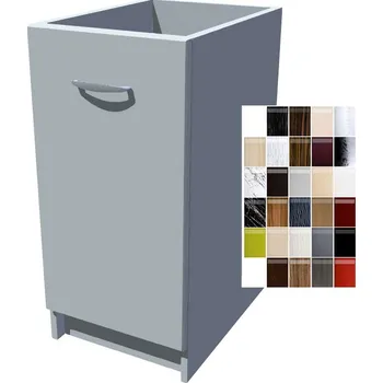 Kuchyňská skříňka Lesklá skříňka Carmen s drátěným programem a dojezdem 40 cm