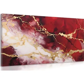 Obraz Dovido Obraz červený mramor