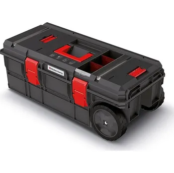 Kufr na nářadí s transp. kolečky X BLOCK TECH černý 795x380x307mm