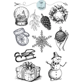 samolepka SAMOLEPKY ČERNOBÍLÁ ZIMA 1